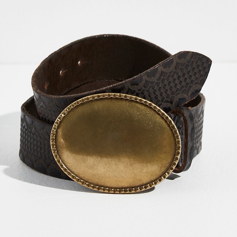 Free People Duke Conch Belt M/L